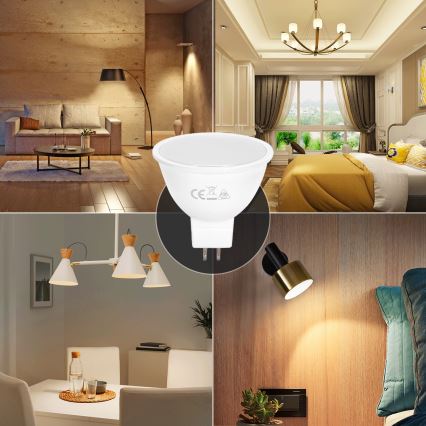 LED Lamp MR16 GU5,3/4W/12V 3000K - Aigostar