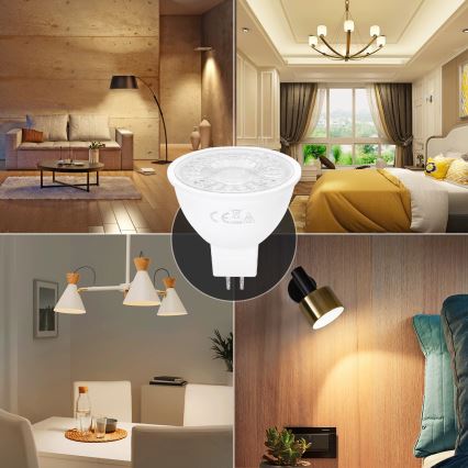 LED Lamp MR16 GU5,3/6W/12V 3000K - Aigostar