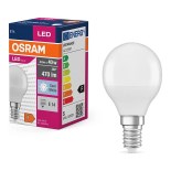 LED Lamp P40 E14/4,9W/230V 4000K - Osram