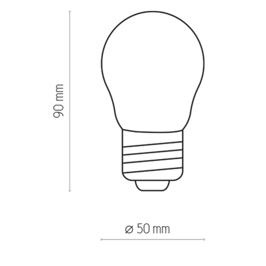 LED-lamp P45 E27/2W/230V 2700K