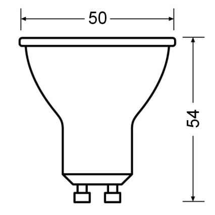 LED lamp PAR16 GU10/6,9W/230V 4000K