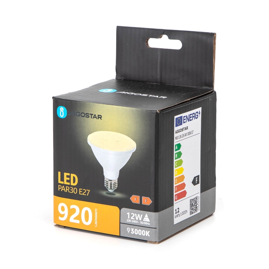 LED Lamp PAR30 E27/12W/230V 3000K - Aigostar
