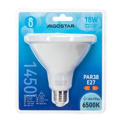 LED Lamp PAR38 E27/18W/230V 6500K - Aigostar