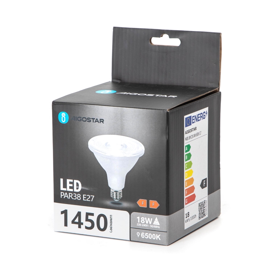 LED Lamp PAR38 E27/18W/230V 6500K - Aigostar