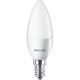 LED Lamp Philips B35 E14/4W/230V 2700K