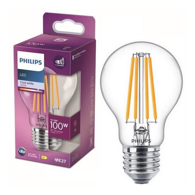 LED Lamp Philips E27/10,5W/230V 4000K