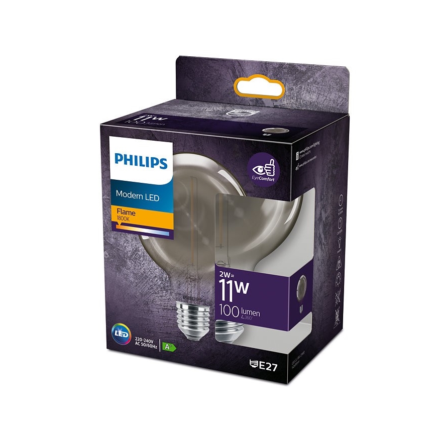 LED Lamp Philips E27/2W/230V 1800K