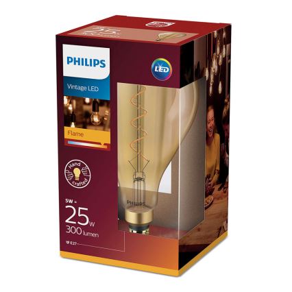 LED Lamp Philips E27/5W/230V 2000K - VINTAGE