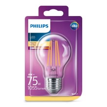 LED Lamp Philips E27/8W/230V 2700K