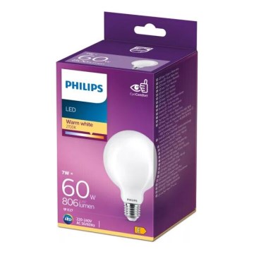 LED Lamp Philips G93 E27/7W/230V 2700K