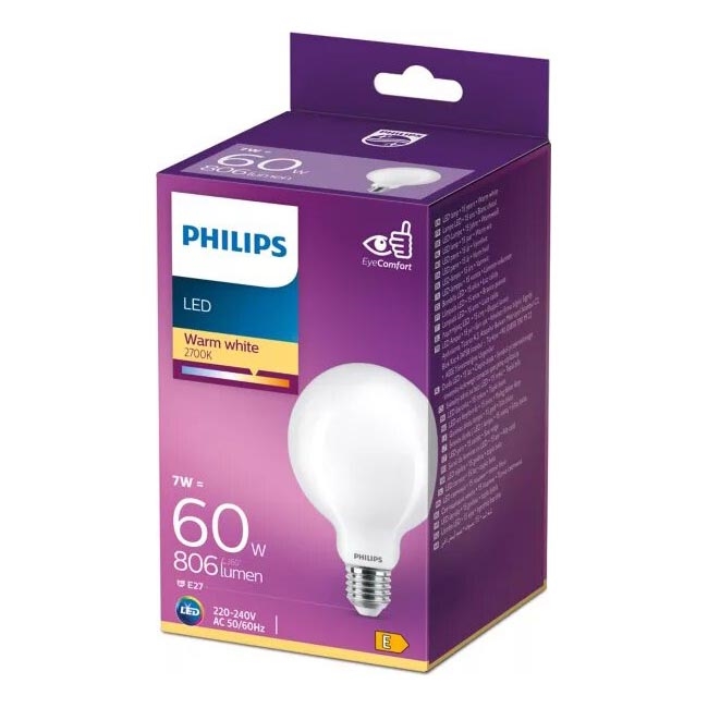LED Lamp Philips G93 E27/7W/230V 2700K