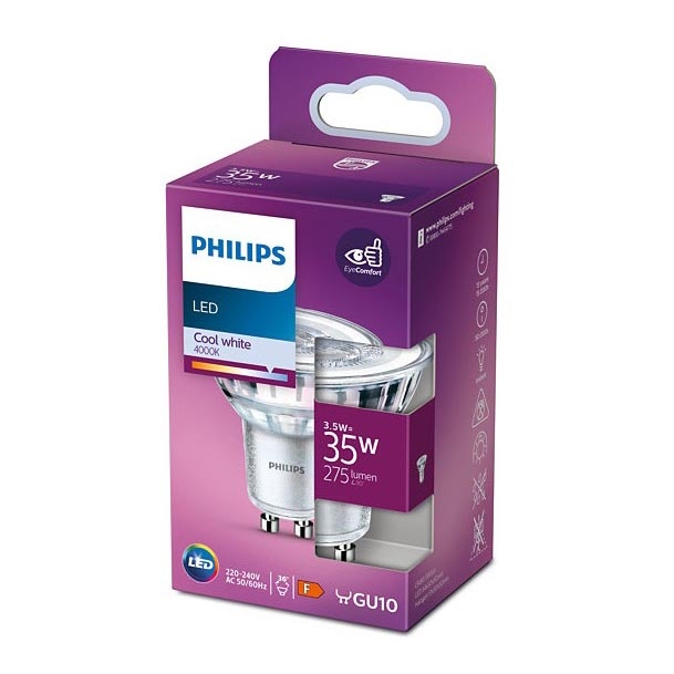 LED Lamp Philips GU10/3,5W/230V 4000K