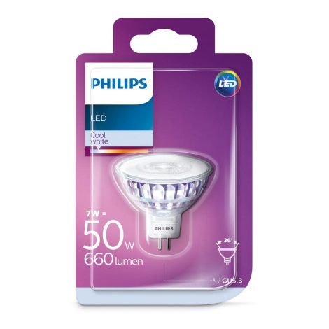 LED-lamp Philips GU5,3/7W/12V 4000K