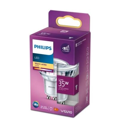 LED Lamp Philips PAR16 GU10/3,5W/230V 2700K