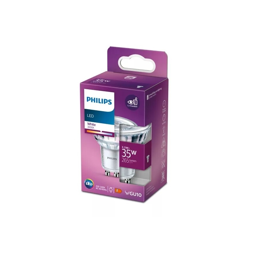 LED Lamp Philips PAR16 GU10/3,5W/230V 3000K