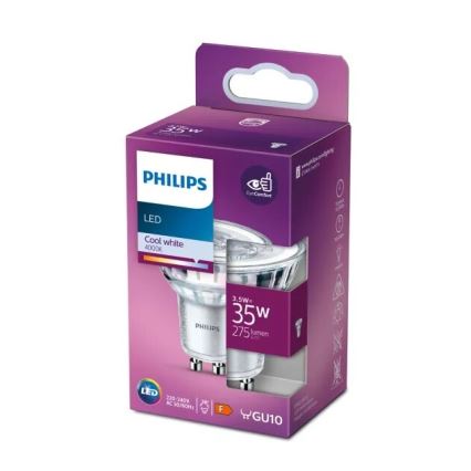 LED Lamp Philips PAR16 GU10/3,5W/230V 4000K