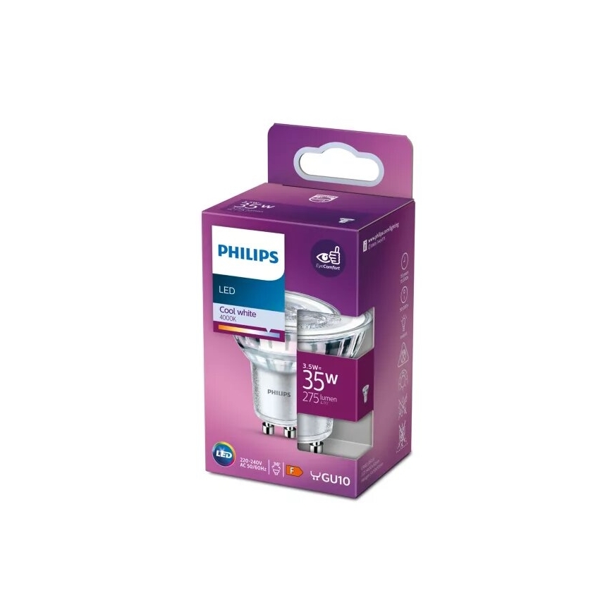 LED Lamp Philips PAR16 GU10/3,5W/230V 4000K