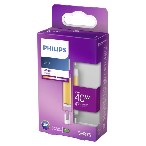 terugbetaling zuurgraad markering LED Lamp Philips R7s/4W/230V 3000K 78 mm | Lampenmanie