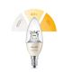 LED Lamp Philips SCENE SWITCH B38 E14/5,5W/230V 2200K-2700K