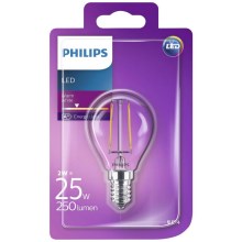 LED Lamp Philips VINTAGE E14/2W/230V 2700K