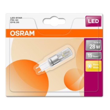 LED Lamp PIN GY6,35/2,4W/12V 2700K - Osram