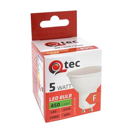 LED Lamp Qtec GU10/5W/230V 2700K
