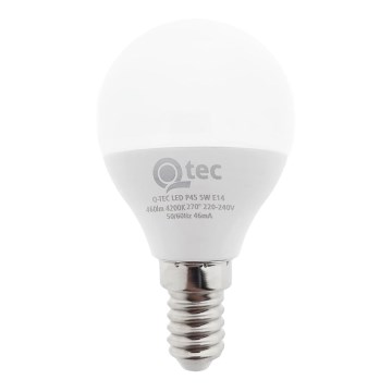 LED Lamp Qtec P45 E14/5W/230V 4200K