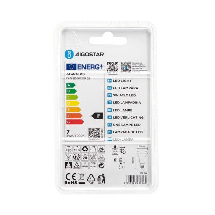 LED Lamp R50 E14/7W/230V 3000K - Aigostar