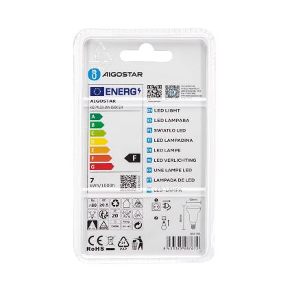 LED Lamp R50 E14/7W/230V 6500K - Aigostar