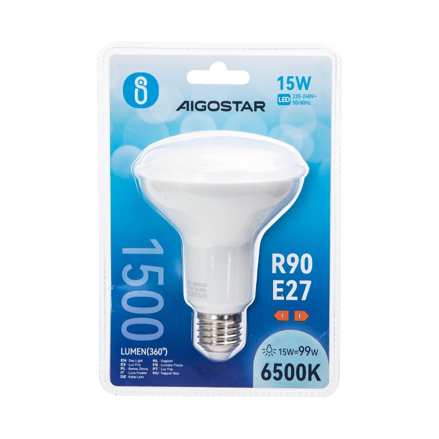 LED Lamp R90 E27/15W/230V 6500K - Aigostar