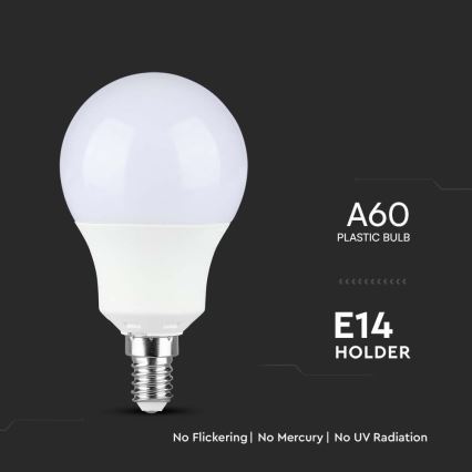 LED Lamp SAMSUNG CHIP A60 E14/8,5W/230V 3000K