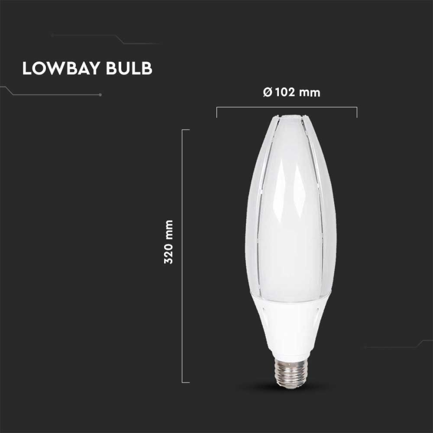 LED Lamp SAMSUNG CHIP E40/60W/230V 4000K