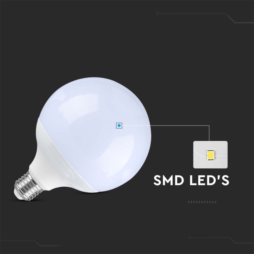 LED Lamp SAMSUNG CHIP G120 E27/22W/230V 4000K