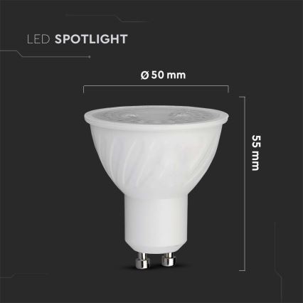LED Lamp SAMSUNG CHIP GU10/6W/230V 4000K