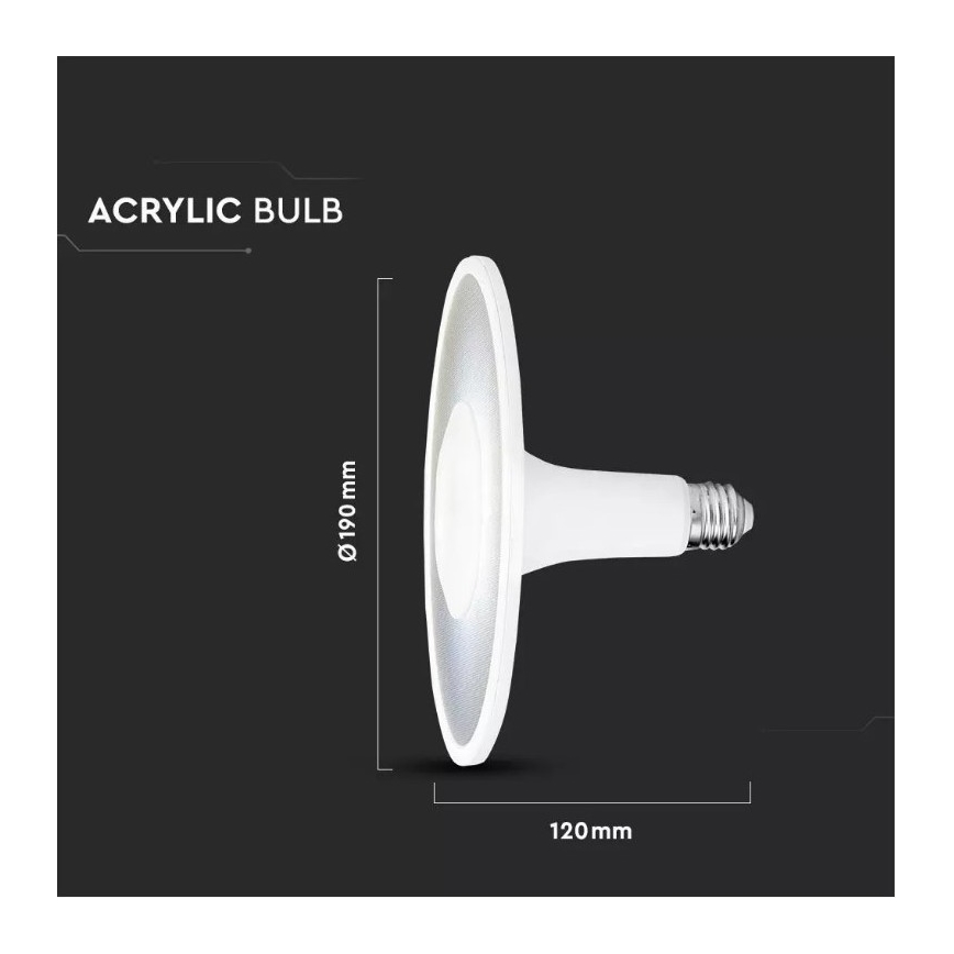 LED Lamp SAMSUNG CHIP UFO E27/11W/230V 4000K