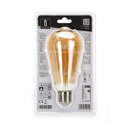 LED lamp ST64 E27/6W/230V 2200K - Aigostar