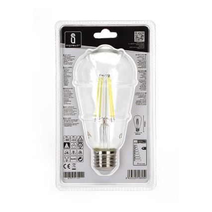 LED lamp ST64 E27/8W/230V 6500K - Aigostar