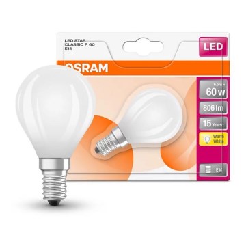 LED Lamp STAR E14/6,5W/230V 2700K - Osram