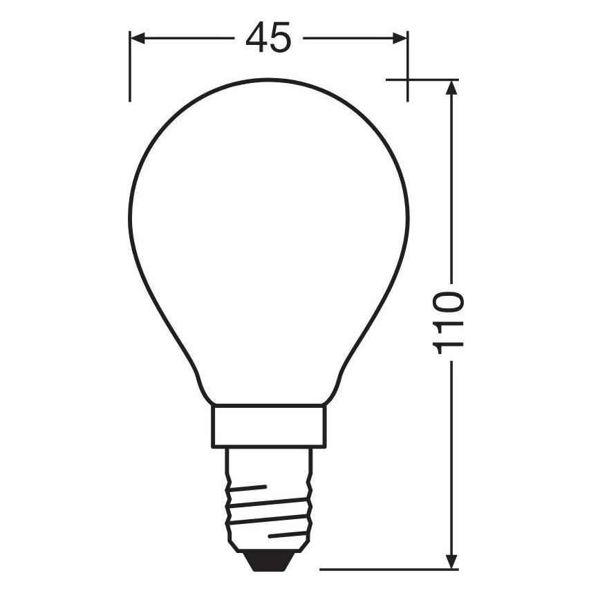 LED Lamp STAR E14/6,5W/230V 2700K - Osram
