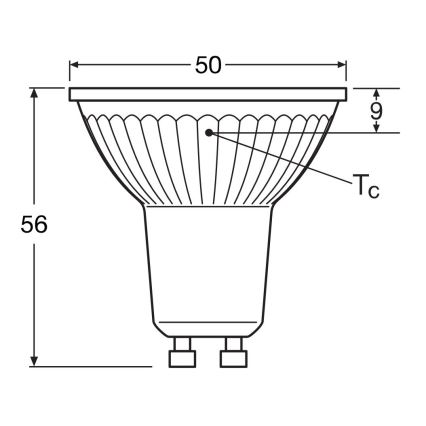 LED Lamp STAR PAR16 GU10/4,3W/230V 4000K 120° - Osram