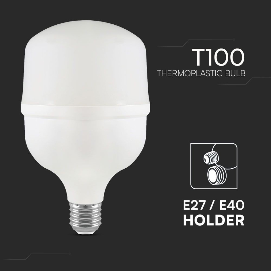 LED Lamp T100 E27/30W/230V 6500K