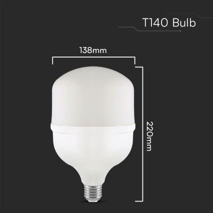 LED Lamp T140 E40 E27/50W/230V 4000K