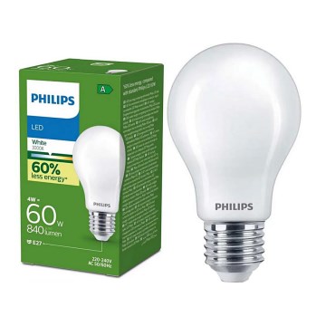 LED-lamp ULTRAEFFICIENT Philips A60 E27/4W/230V 3000K