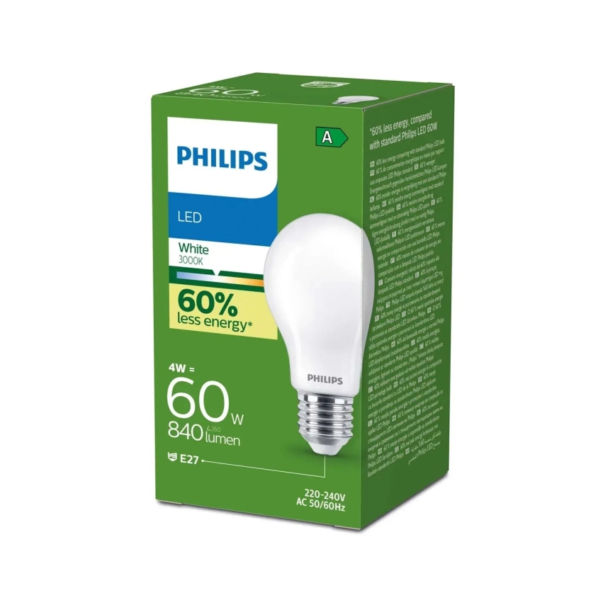 LED-lamp ULTRAEFFICIENT Philips A60 E27/4W/230V 3000K