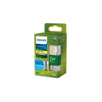 LED-lamp ULTRAEFFICIENT VINTAGE Philips P45 E14 1,2 W 230 V 2700 K