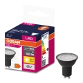 LED Lamp VALUE PAR16 GU10/4,5W/230V 2700K 36° zwart - Osram