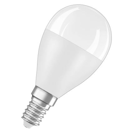 LED-lamp van gerecycled kunststof P45 E14/7,5W/230V 2700K - Osram