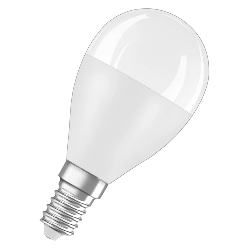 LED-lamp van gerecycled kunststof P45 E14/7,5W/230V 2700K - Osram