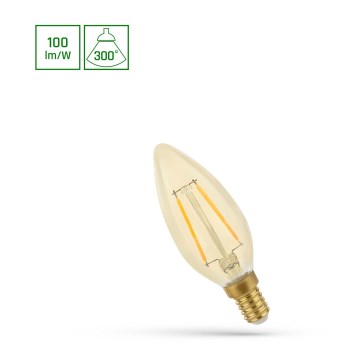 LED Lamp VINTAGE C35 E14/5W/230V 2400K
