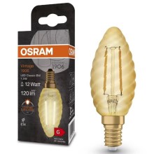 LED Lamp VINTAGE E14/1,5W/230V 2400K - Osram